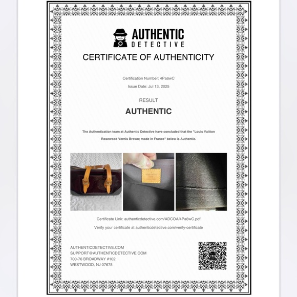 Louis Vuitton Rosewood Avenue Vernis Patent Leather Double Top Handle Bag - Picture 12 of 16